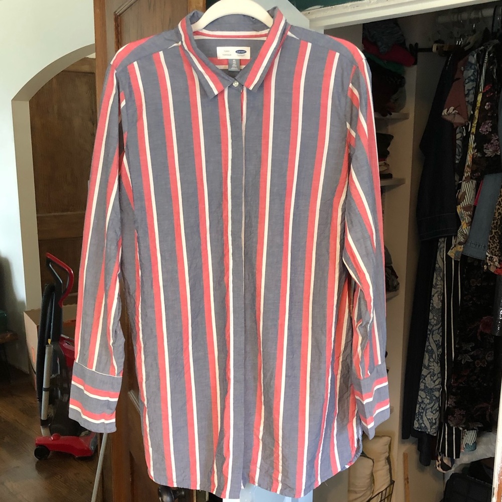 Old Navy Tunic Button Down